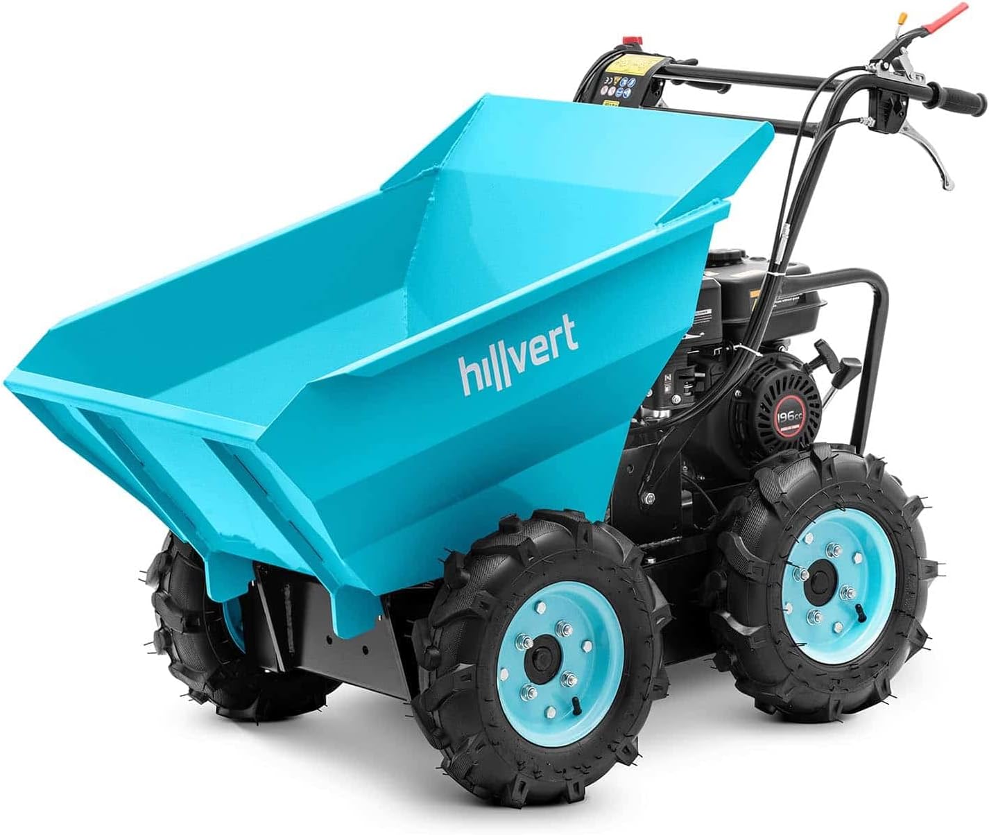 HT-MD-400 Motorschubkarre 6.5 PS 400 kg Minidumper Schubkarre mit Motor Schubkarre mit Antrieb
