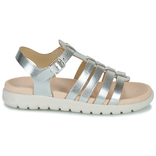 Geox - J SANDAL SOLEIMA GIR - Argenté
