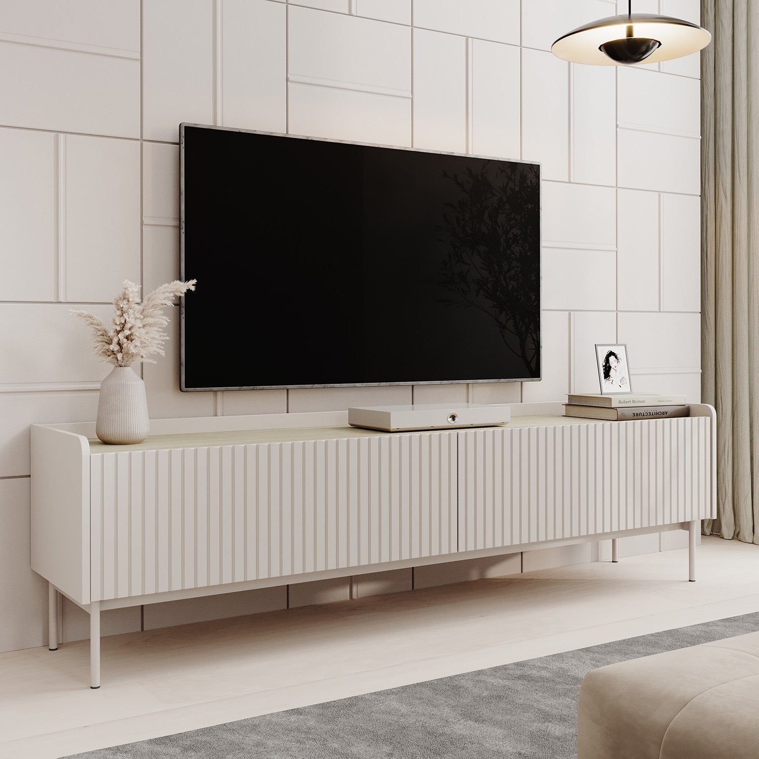 Livako - TV-Meubel - Beige - 181 cm
