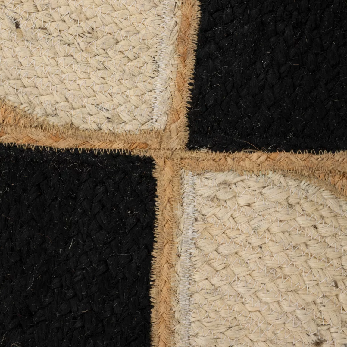 Tapis de salon rectangulaire jute (170 x 120 cm) Mala Beige