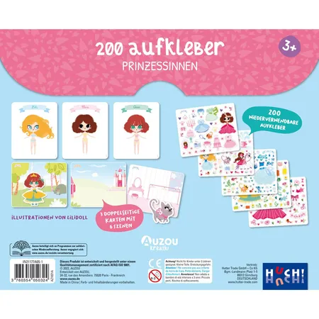 Auzou 200 Aufkleber - Prinzessinnen
