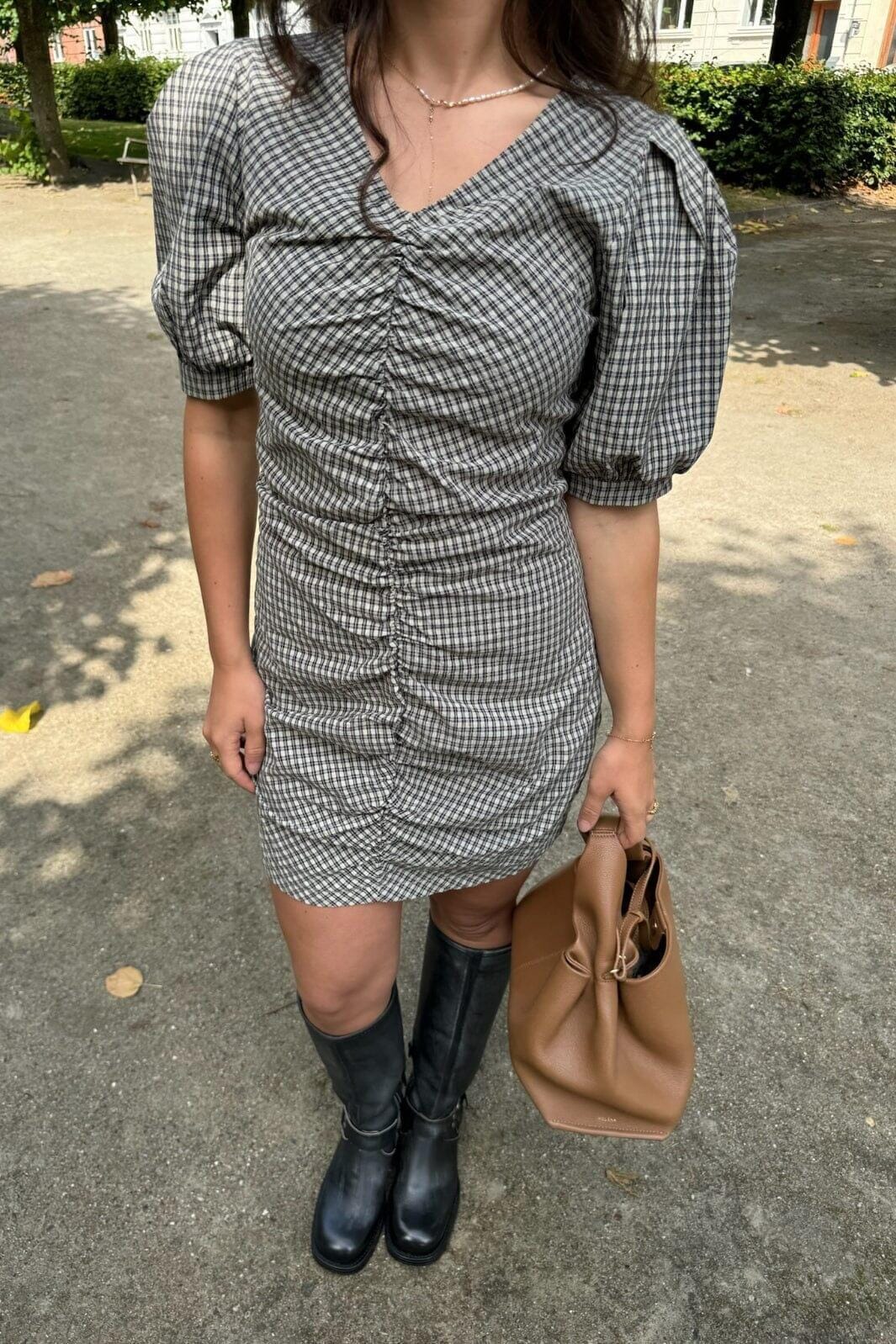 BYIC Aliceic Dress bsc black small checks