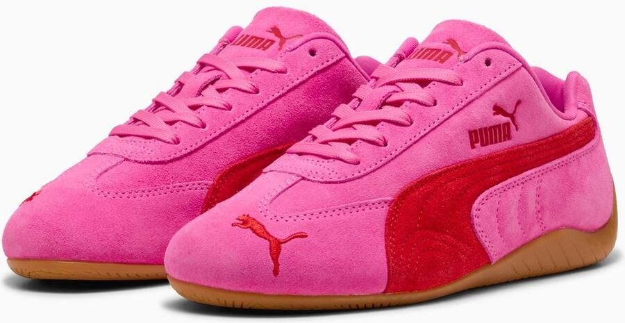 PUMA Speedcat OG Sneakers Unisex Pink Pixel Glowing Rood