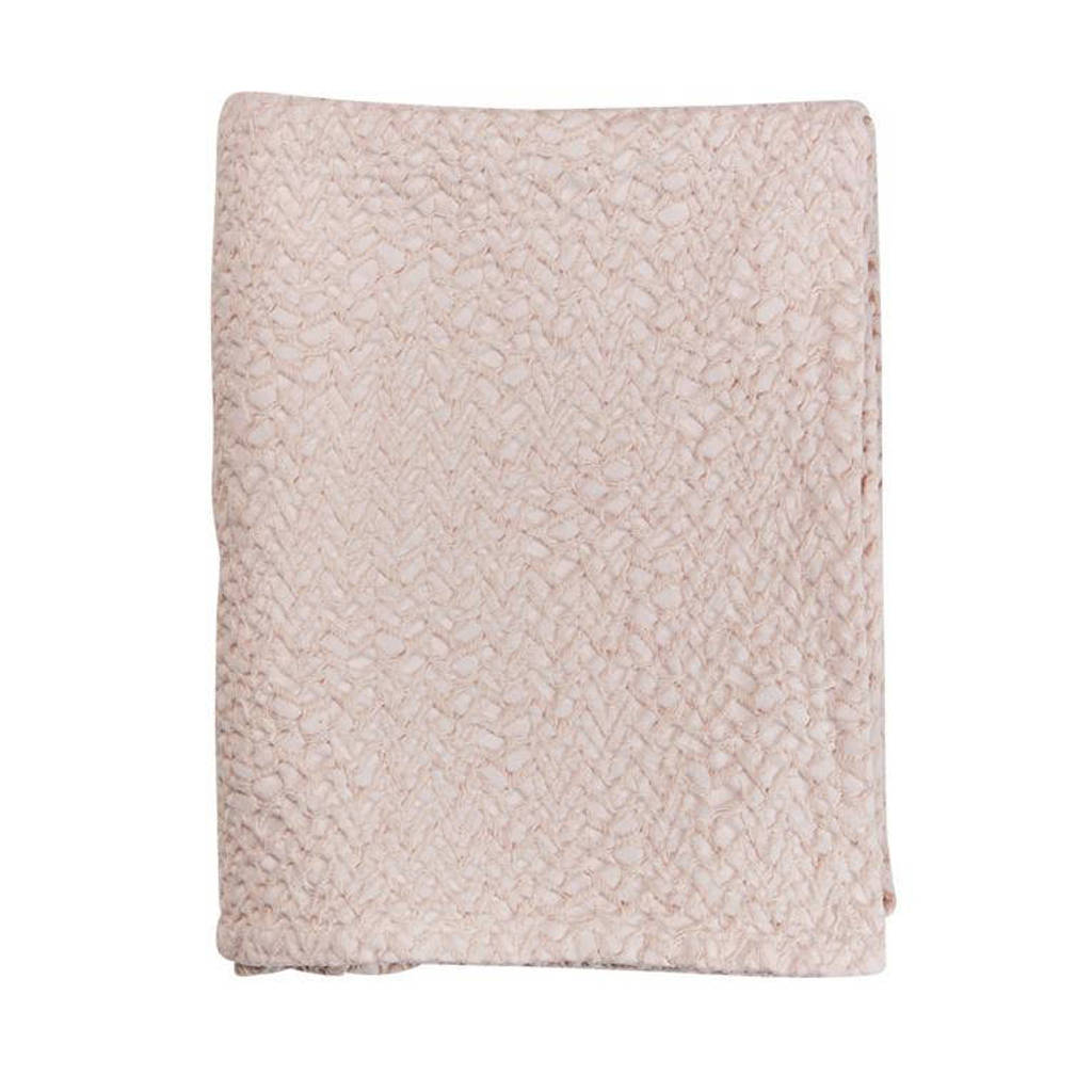 baby wiegdeken Honeycomb 70x100 cm soft pink