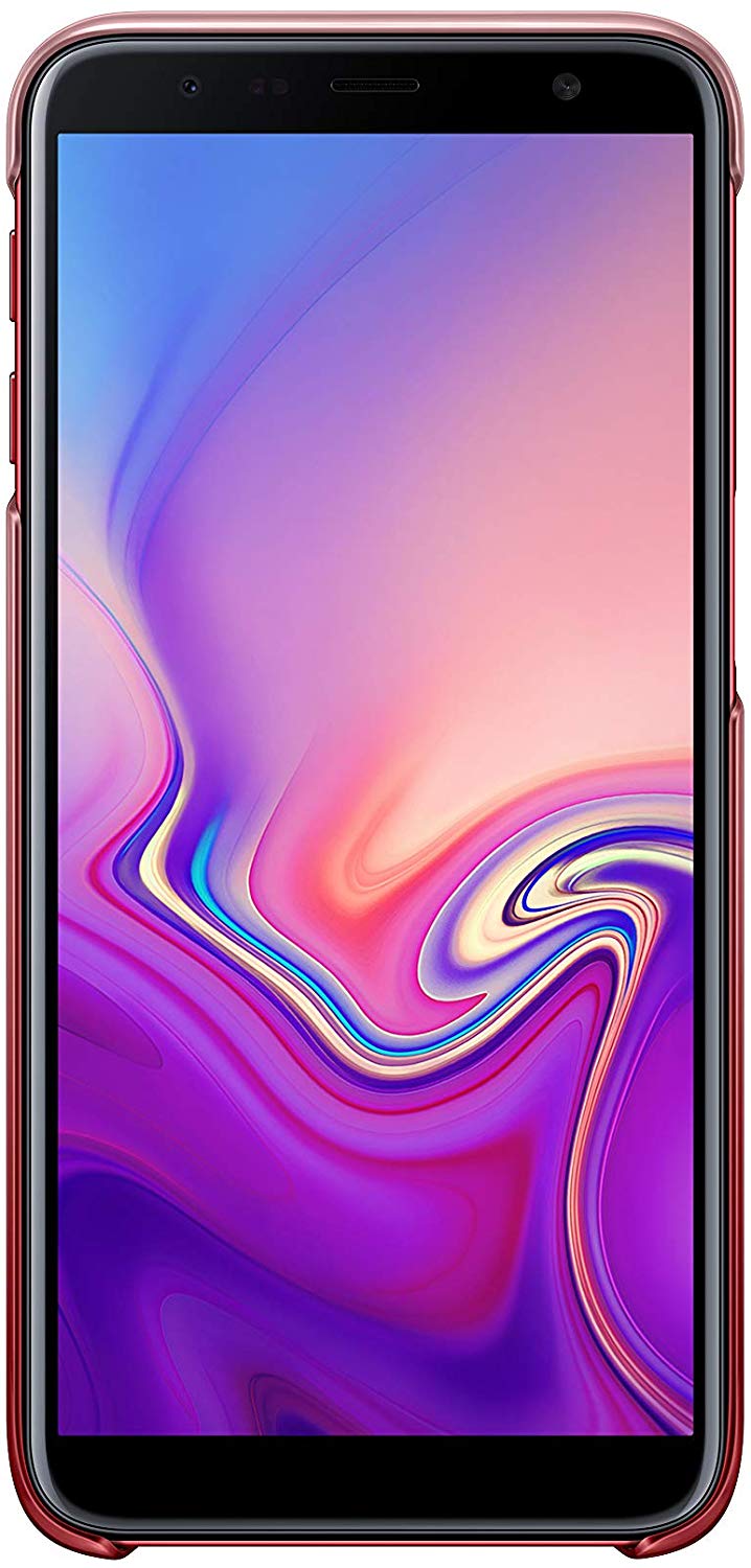 Original Samsung Galaxy J6+ - Gradation Cover EF-AJ610, Red