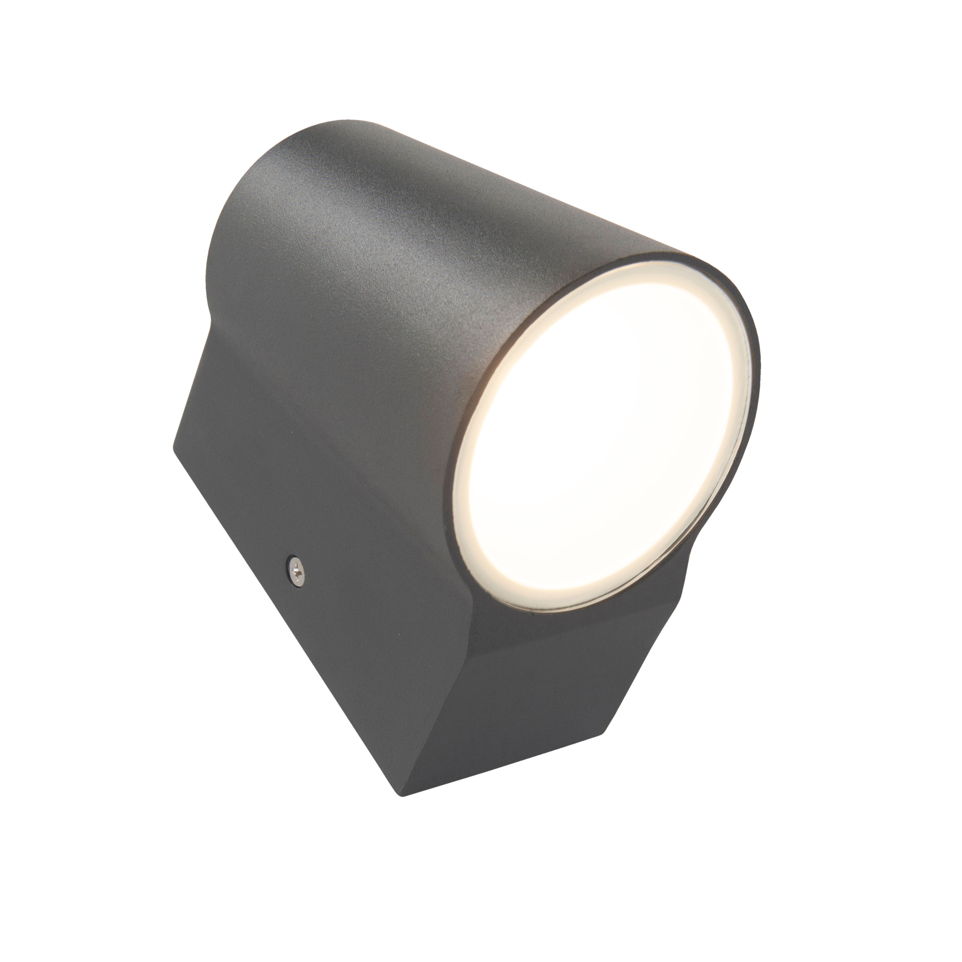 Moderne buitenwandlamp antraciet incl. LED - Uma