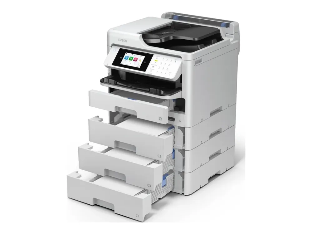 Epson WorkForce Pro WF-M5899DWF - Multifunktionsprinter - S/H - blækprinter - 216 x 297 mm (original) - A4/Legal (medie) - op til 25 spm (udskriver) - 330 ark - 33.6 Kbps - USB 2.0, Gigabit LAN, Wi-Fi(ac)