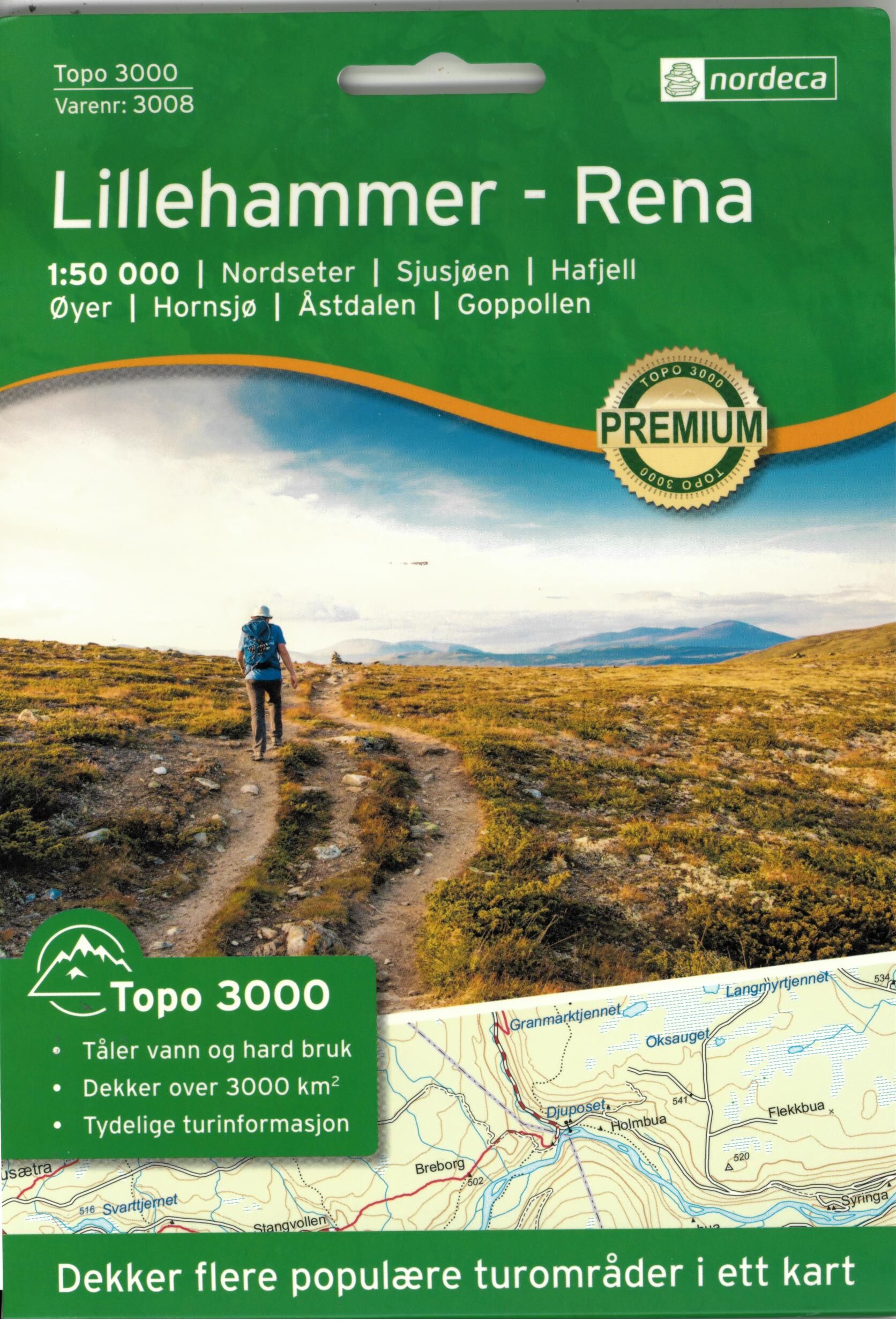 NORDECA - 3008 LILLEHAMMER RENA 1 50 000 NORVEGE