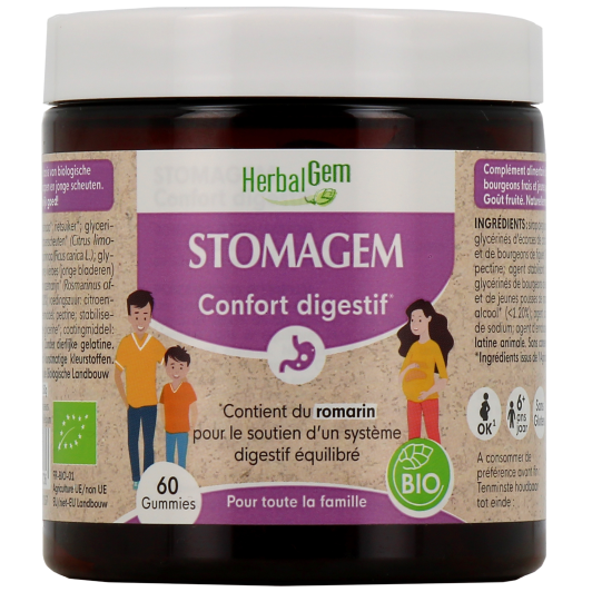 Herbalgem Stomagem Bio confort digestif - Gemmothérapie