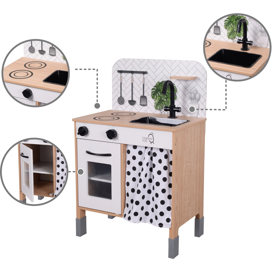 Teamson Kids Spielküche Philly Modern Holzstruktur
