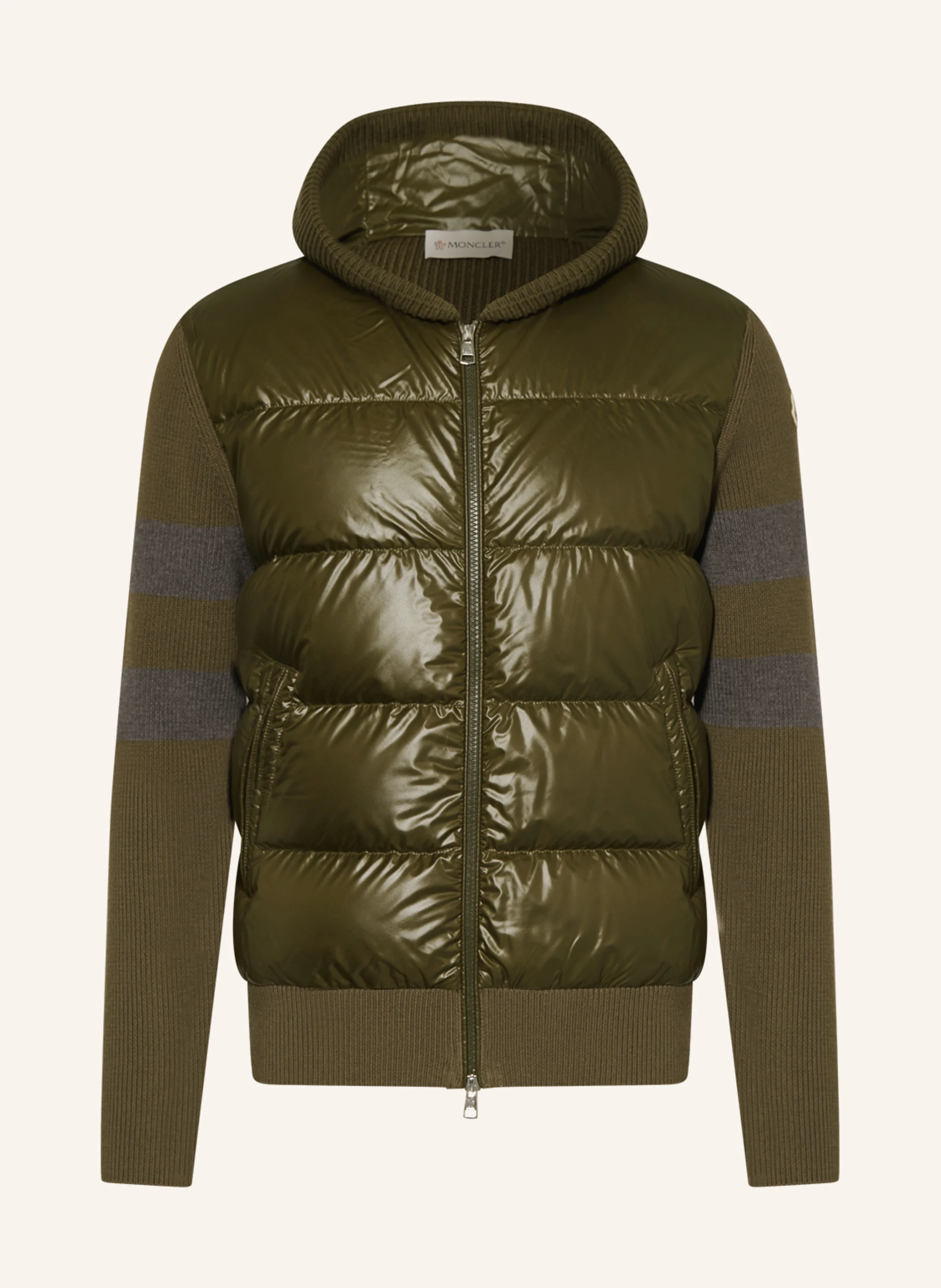 MONCLER Daunenjacke im Materialmix