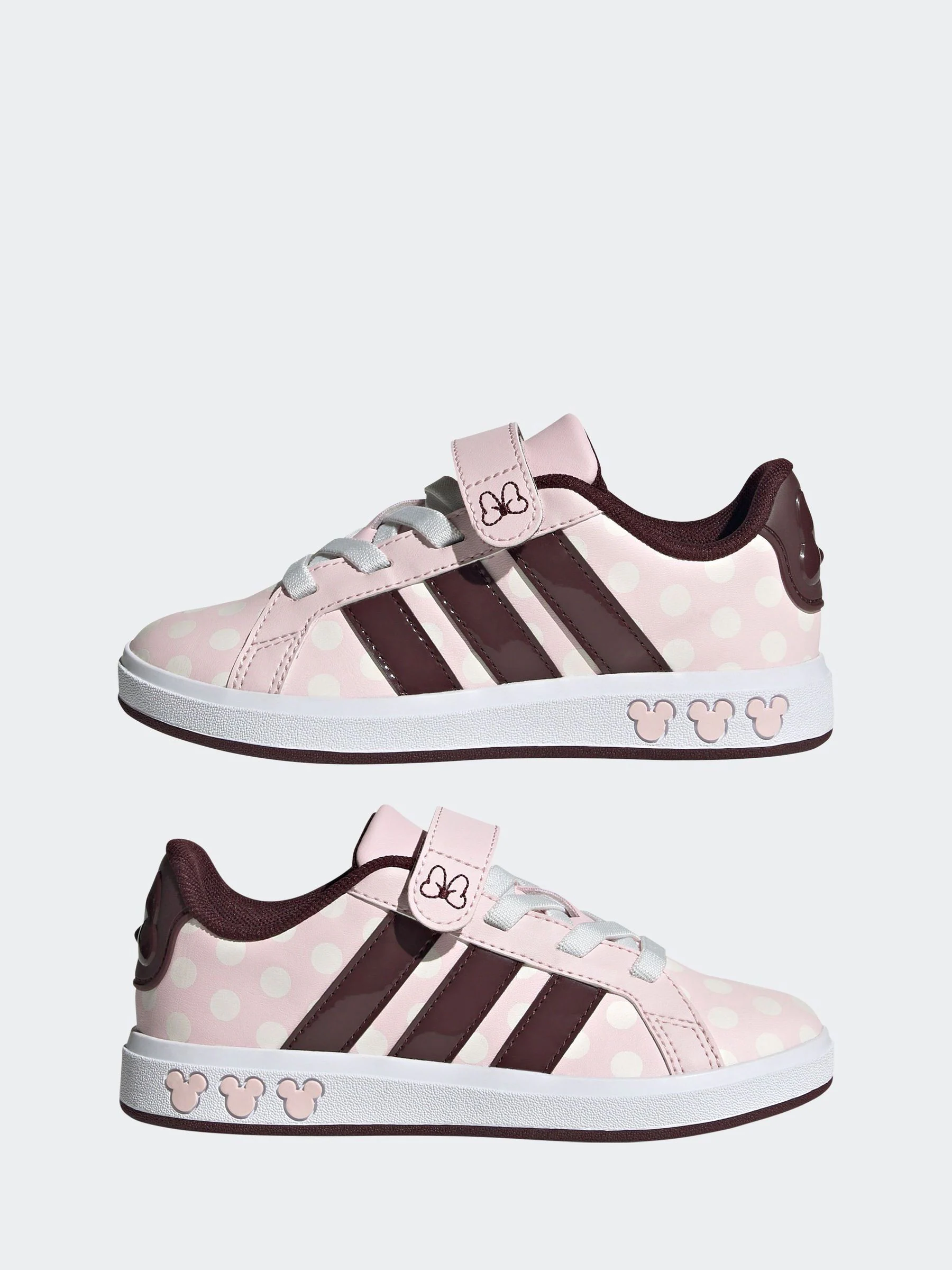 adidas Disney Minnie Mouse Grand Court kindersneakers met elastische veters
