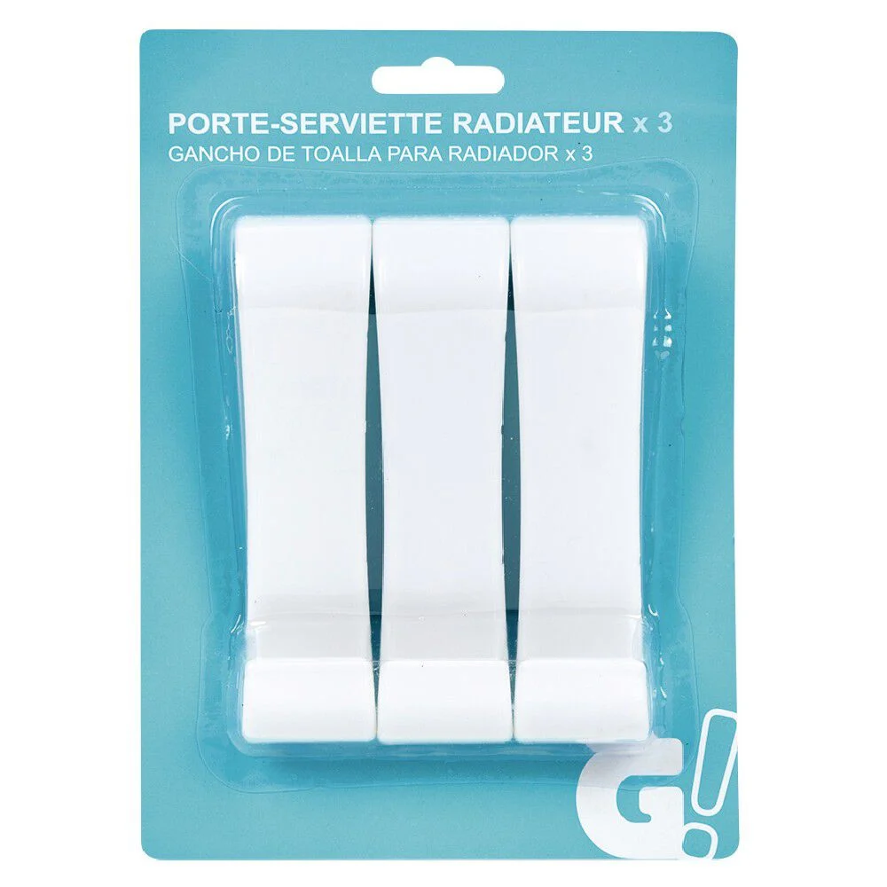 Porte serviette en plastique x 3