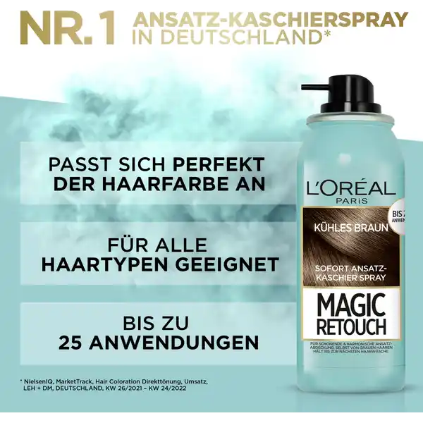 Ansatzspray Kühles Braun