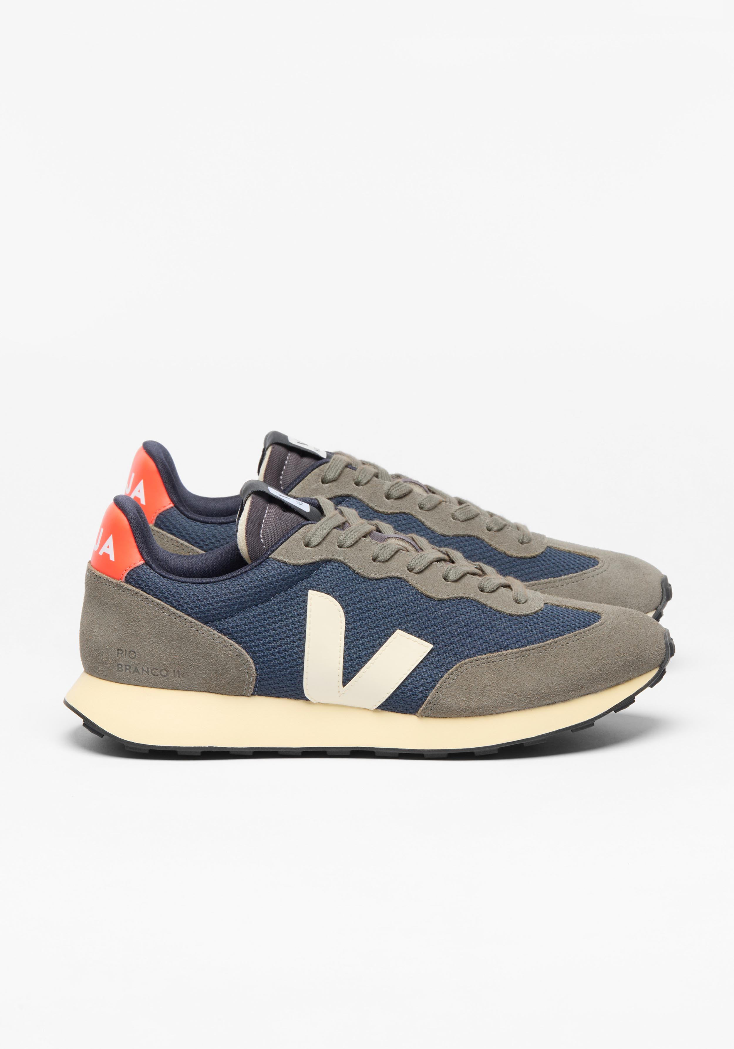 Veja Sneaker Rio Branco II Alveomesh Nautico Pierre Orange Fluo