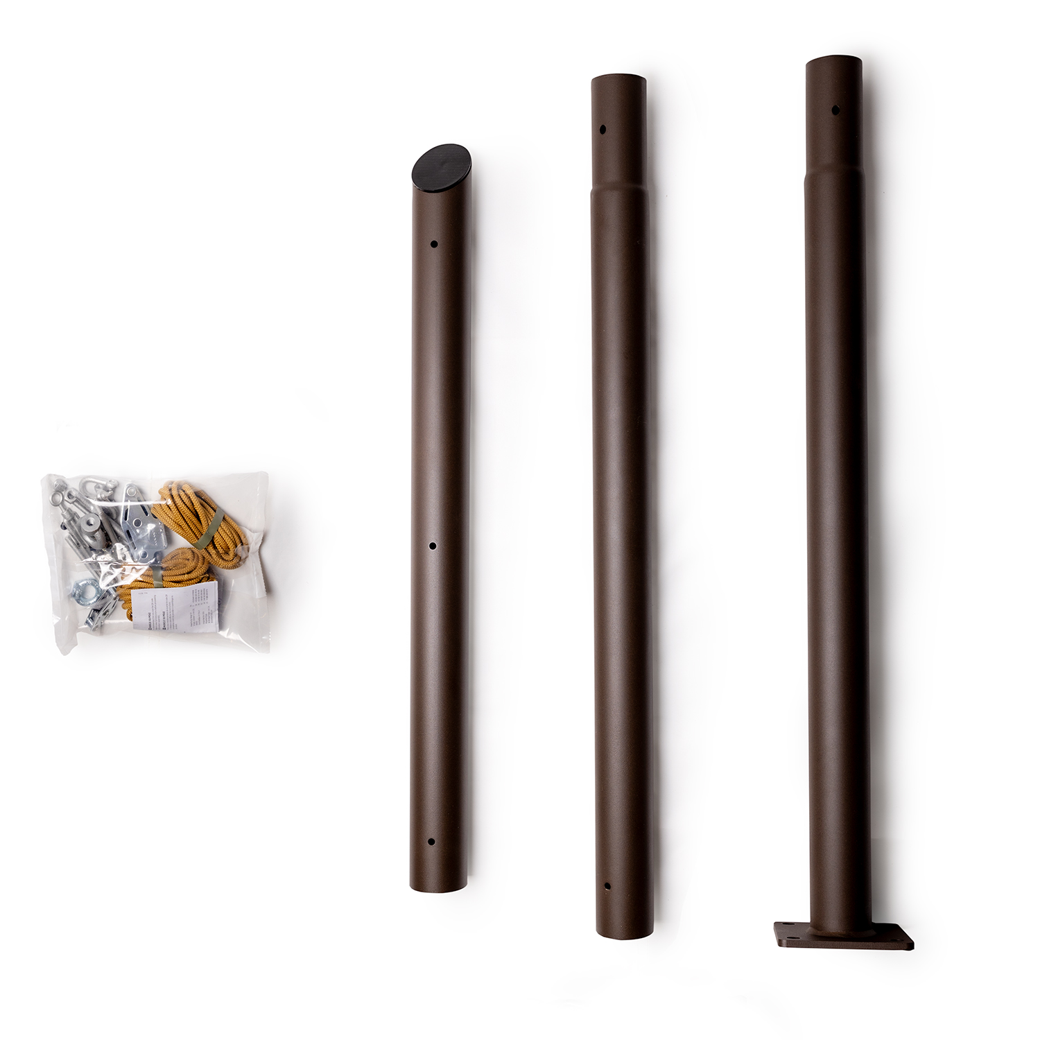 Maanta EZ Mast 80° schaduwdoek paal - dark corten