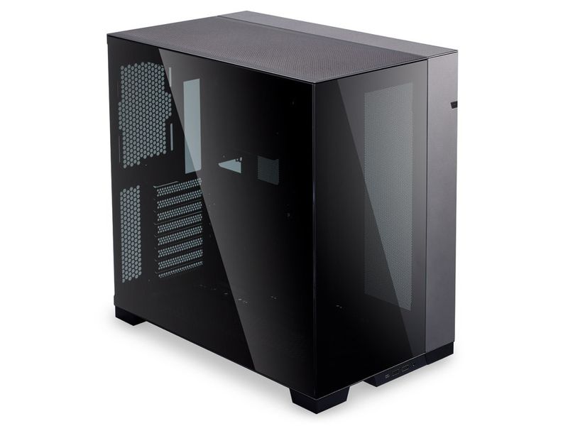 Lian Li PC-Gehäuse 011 Dynamic EVO Grau Vielseitig einsetzbarer Midi-Tower mit Sichtfenster