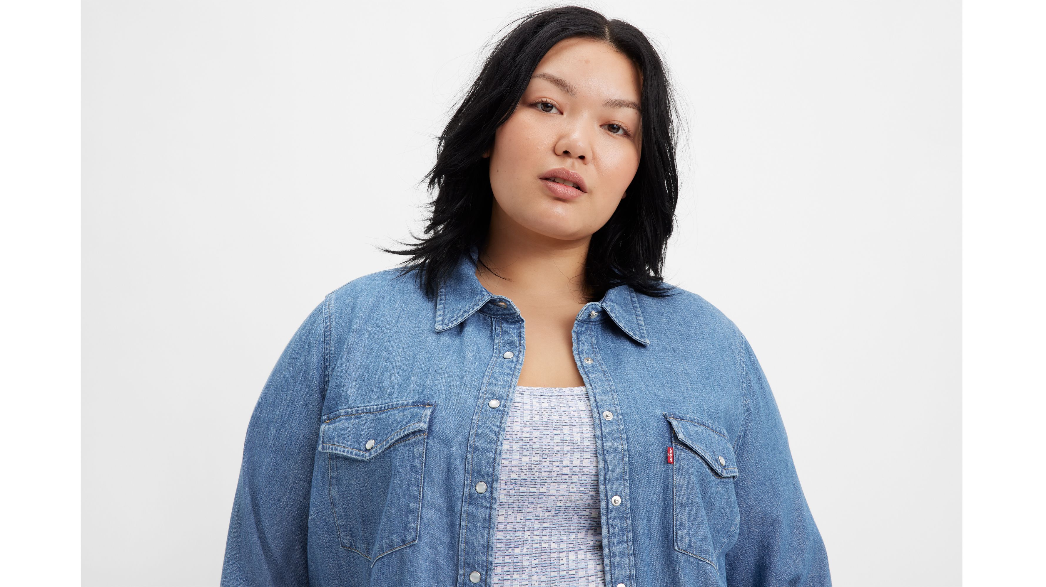 Chemise Western emblématique (Grandes tailles) - Going Steady 5 - Bleu