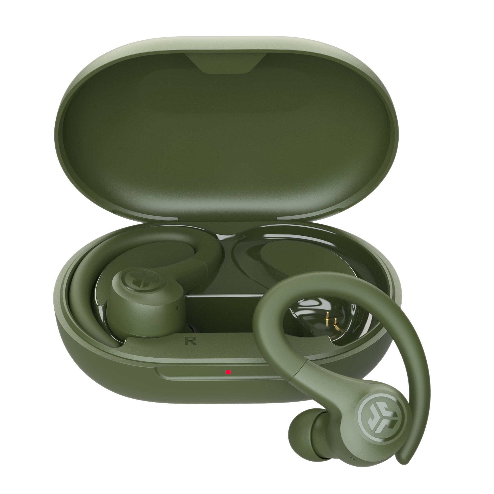 Go Air Sport TWS Bluetooth 5.1 In-Ear Kopfhörer Headset IP55   Ladecase (IEUEBGAIRSPRTRGRN124) - Grün