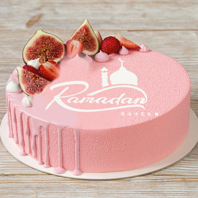 Kuchen Schablone Torten Topper Fondant Dekoration - Ramadan Mubarak