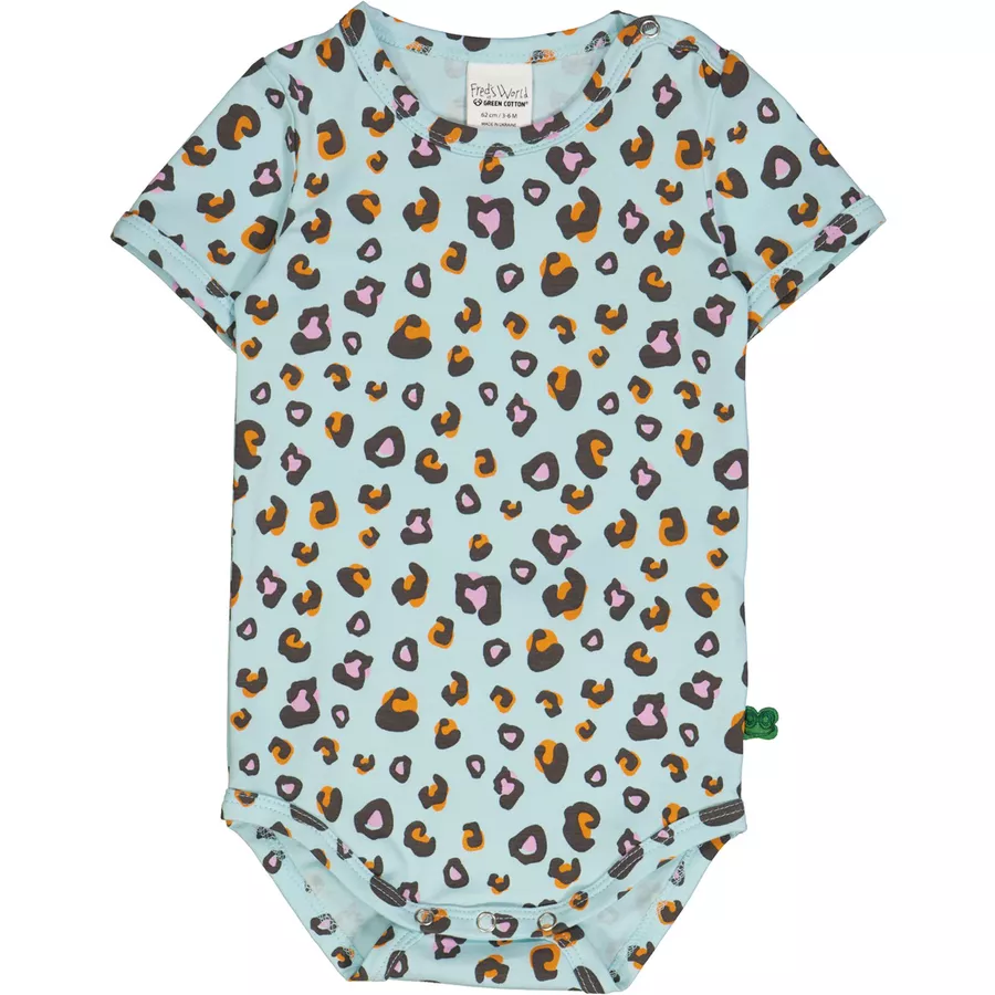 Fred's World Kurzarmbody AquaTangerinePastel