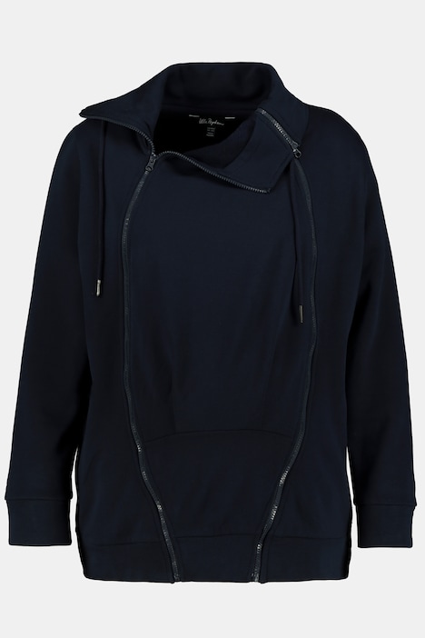 Bellieva-Sweatshirt, auszippbarer Einsatz, Langarm, Biobaumwolle, GOTS
