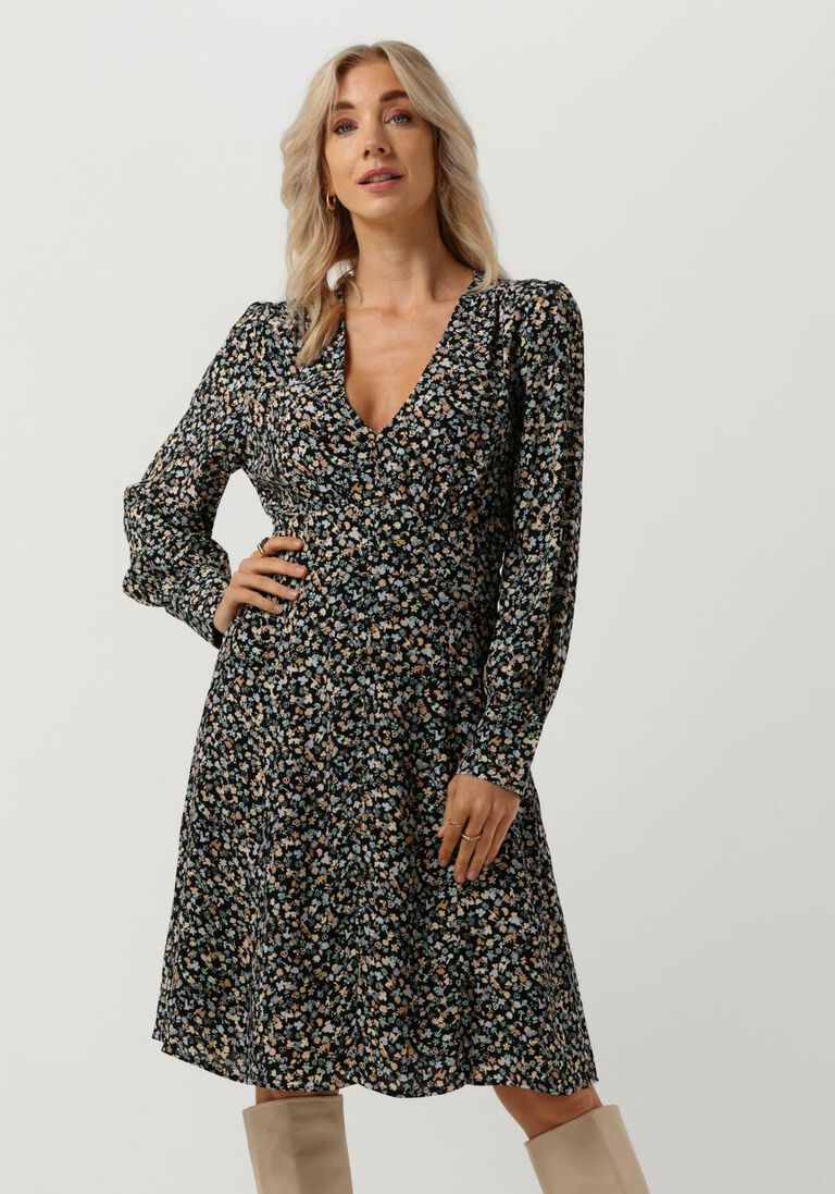 FABIENNE CHAPOT zwarte fabienne chapot midi jurk lynn short dress