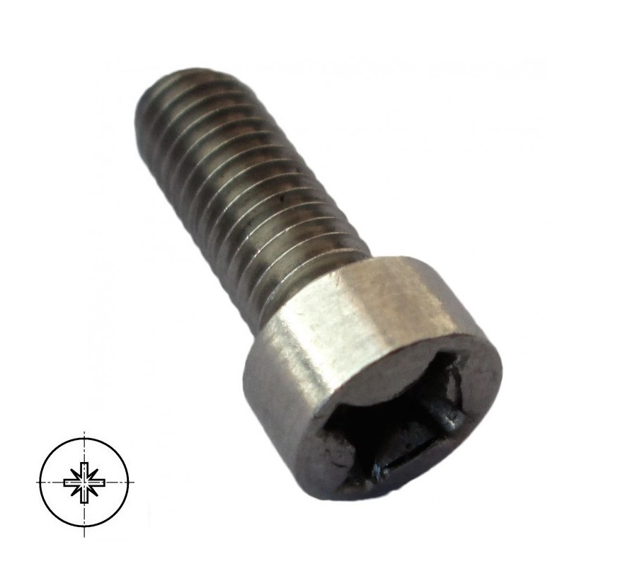 Side Shore Vis - Inox A4 - Slot Box - M5 / 15 mm