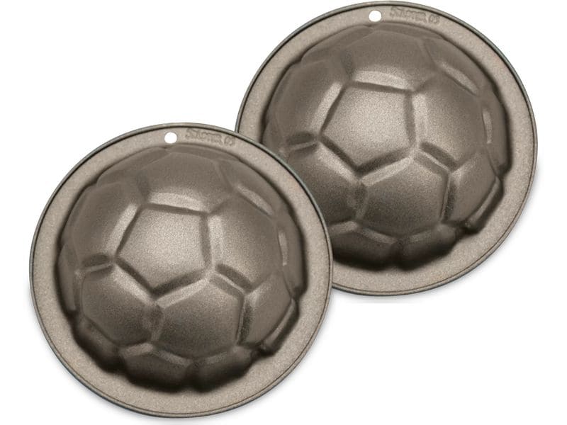 Städter Backform Pepe der Fussball Mini 8.5 x 4 cm, 2 Stück Motiv-Backform
