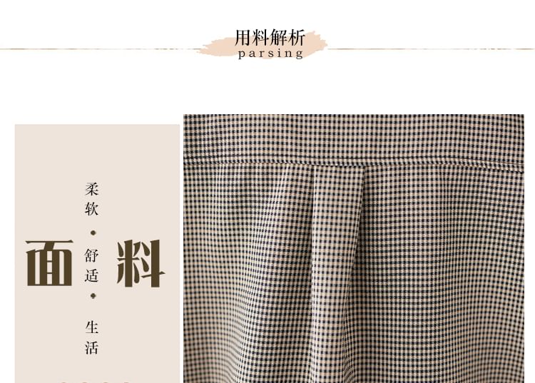 Taragon - Oversized overhemd met lange mouwen en asymmetrische ruit en knopen