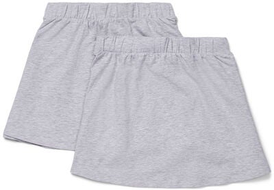Luca & Lola Corinna Skjørt 2-pack, Grey Melange