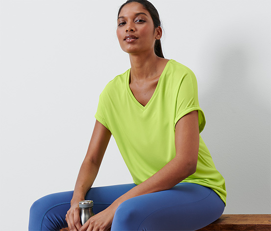 Funktionsshirt, lime