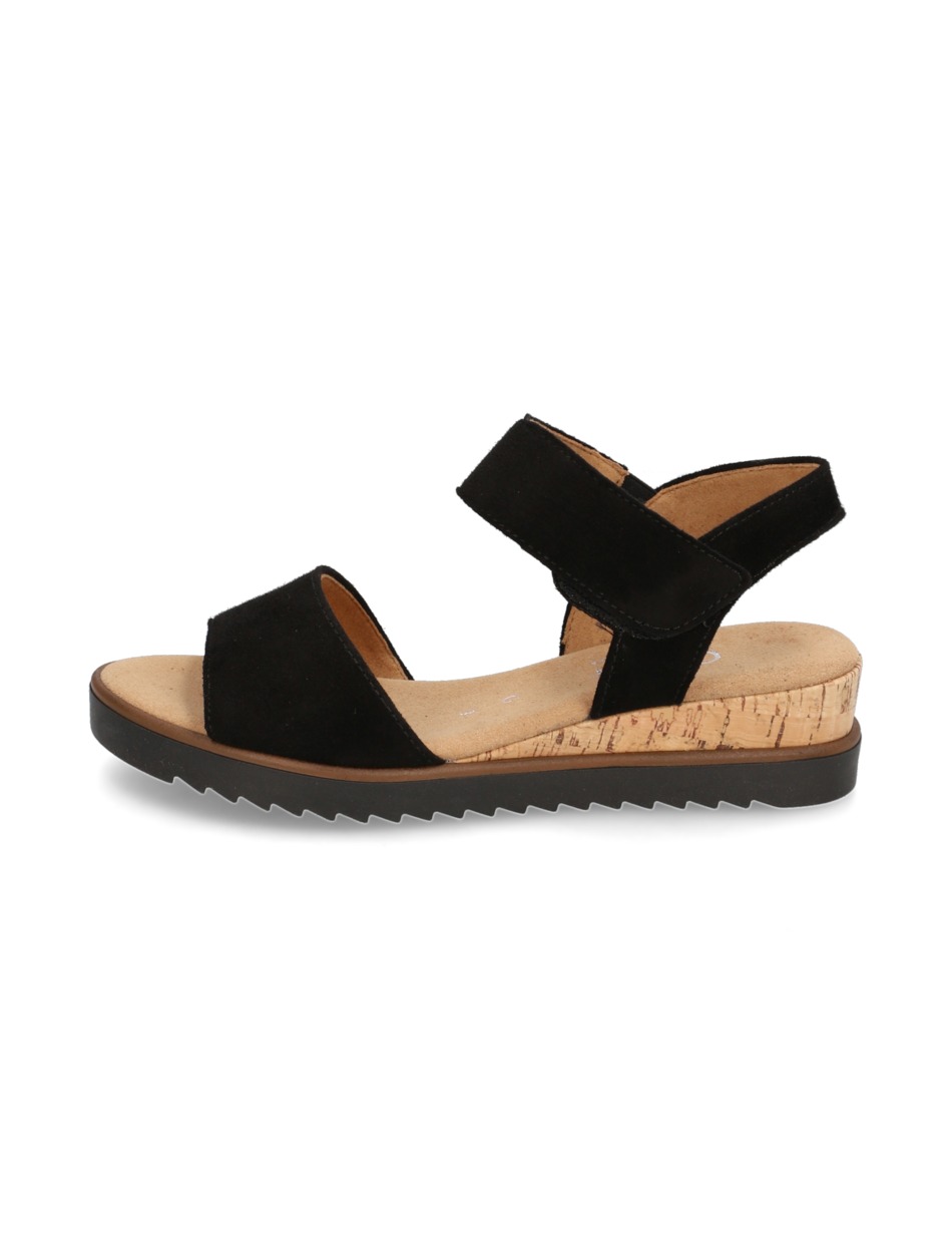 Veloursleder Sandale