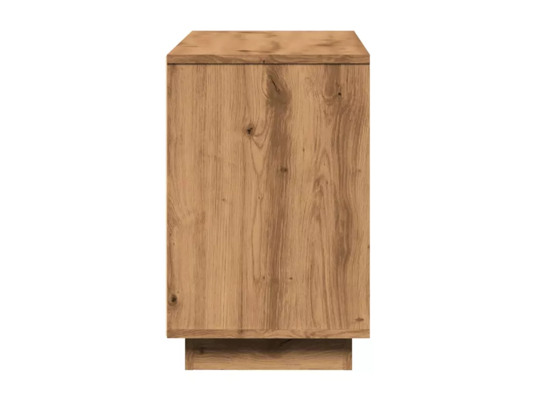Buffet chêne artisanal 102x35x55 cm bois d'ingénierie