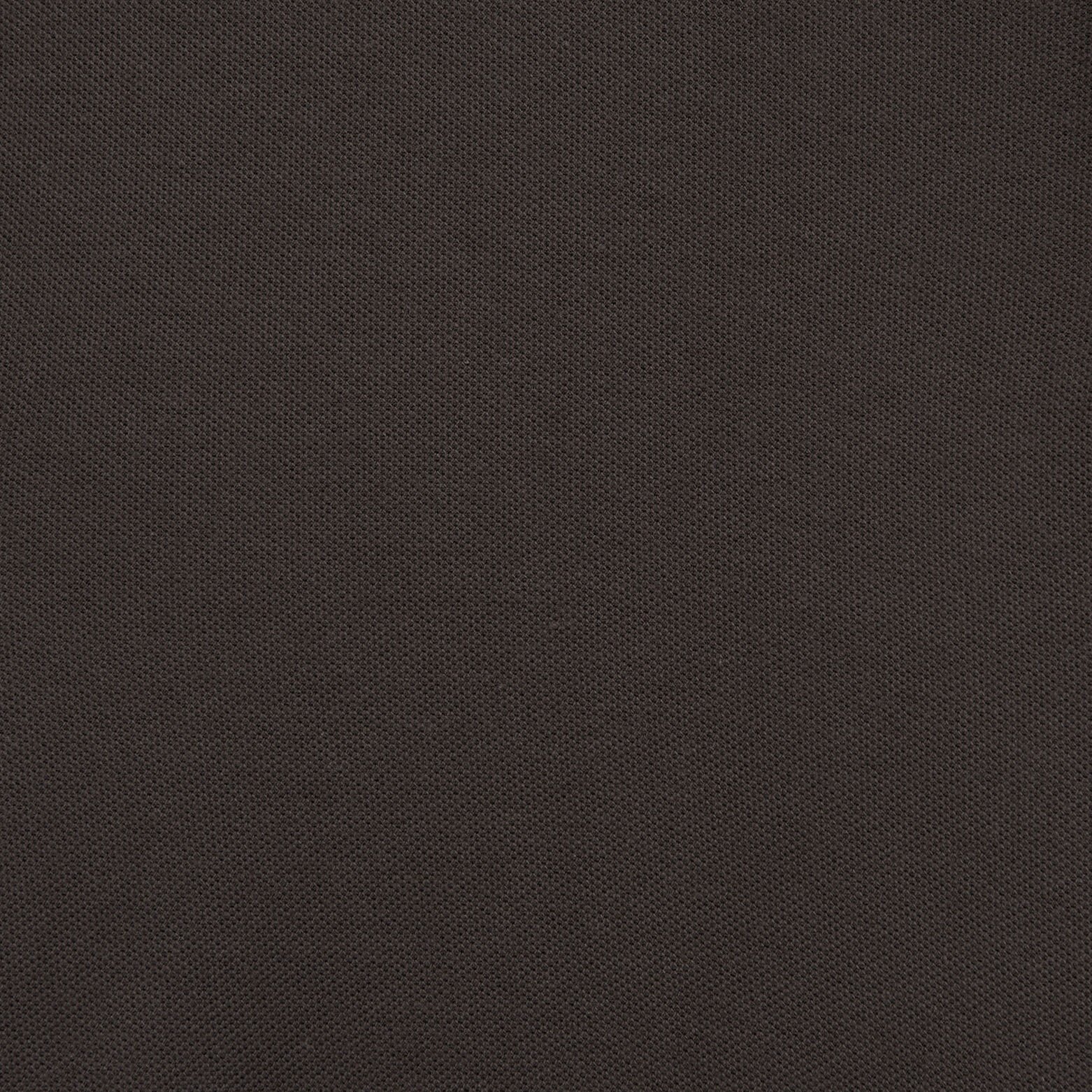 Polo manches courtes uni coton piqué Marron