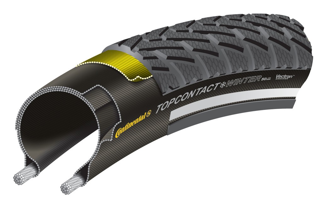 Continental TopContact WinterII 700x35 foldedæk