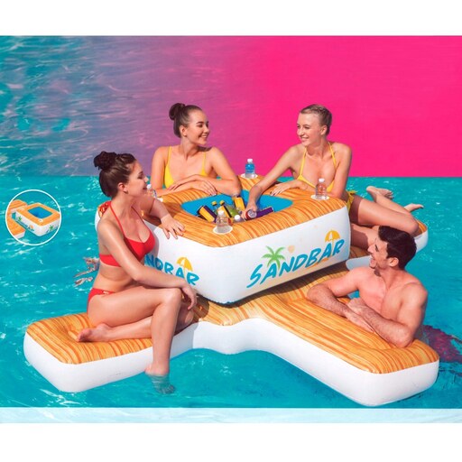 Boia de bar gigante extra grande em PVC, 246x246 cm