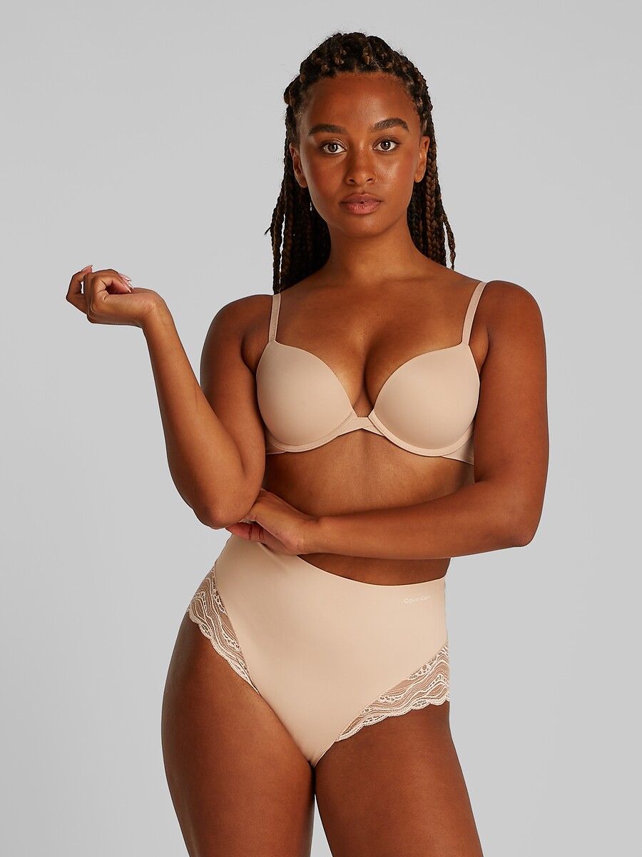 CALVIN KLEIN ROUPA ÍNTIMA<br>Camisola de tamanho grande, Renda Elástica Sensual