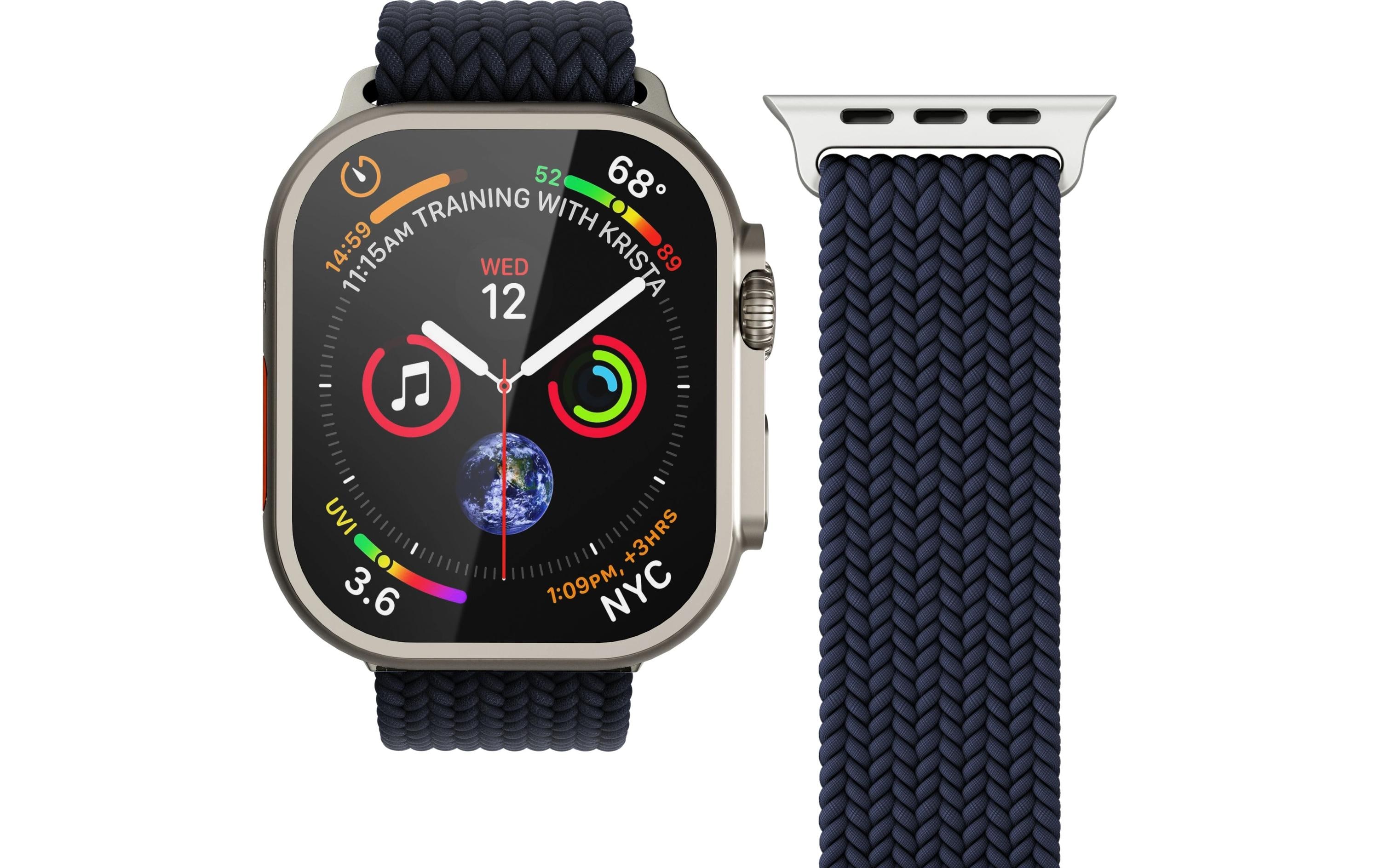 Armband Woven Loop Apple Watch 38/40/41 mm NavyArmband für Apple Watch 38/40/41 mm