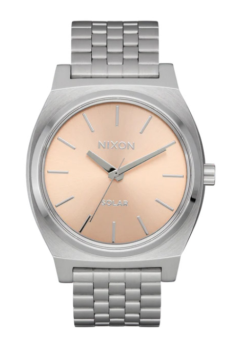 Nixon Time Teller Solar Silver/Salmon A1369-5332