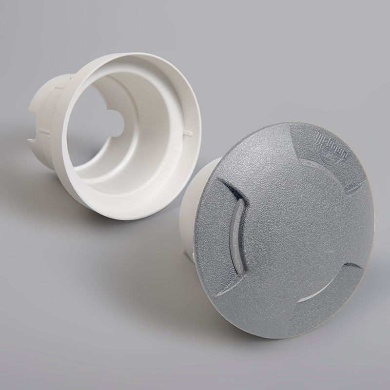 Moderne buiten grondspot grijs incl. LED IP67 - Ceci 2