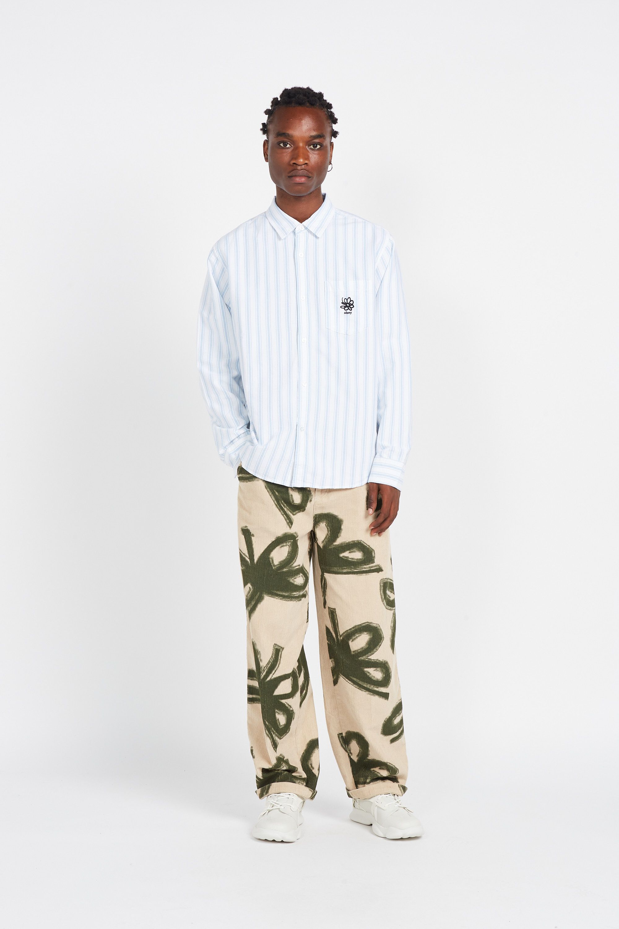 OBEY Chemise UKE GGY GOOD G Bleu