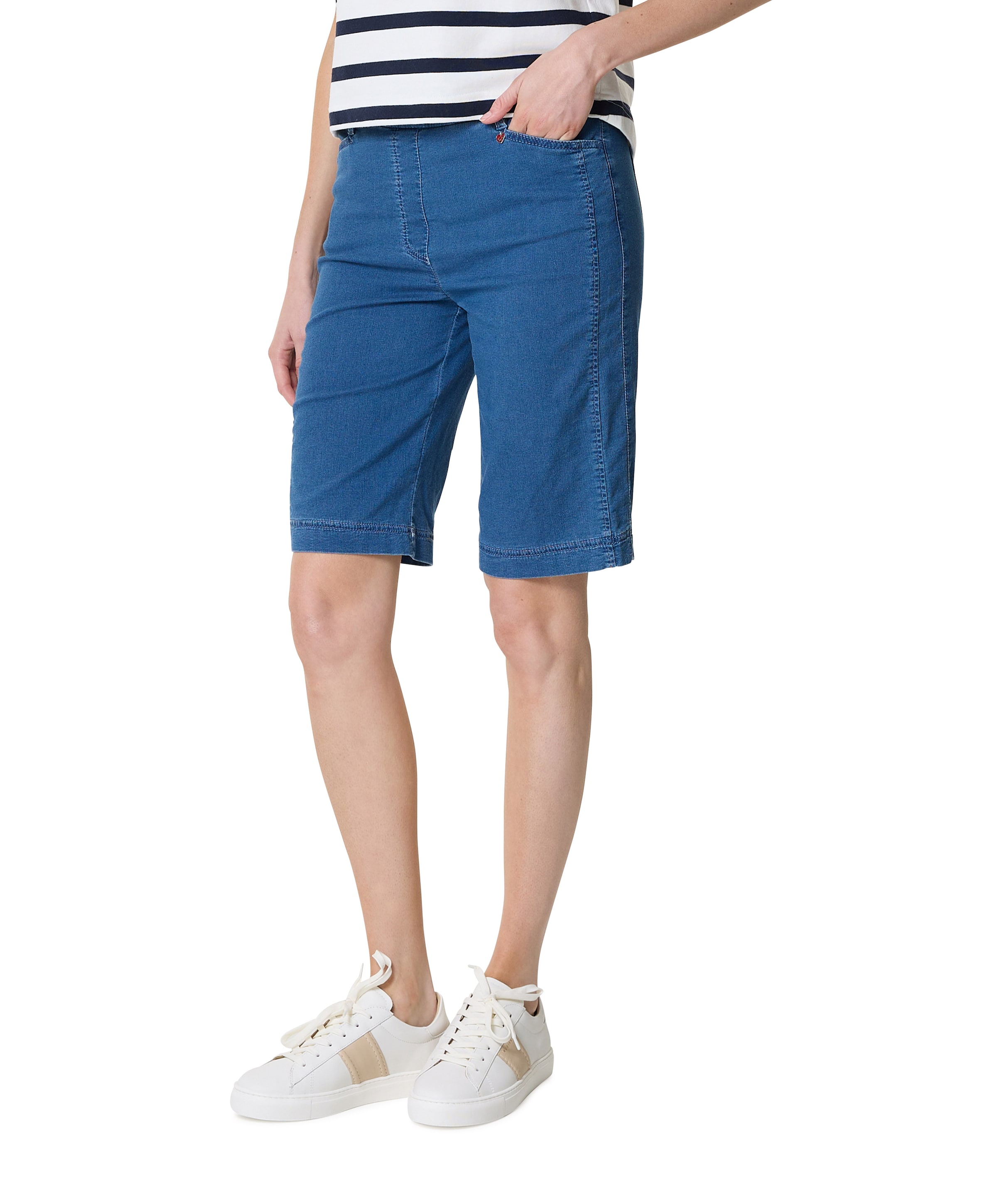 Relaxed by Toni Alice New dames bermuda blauw