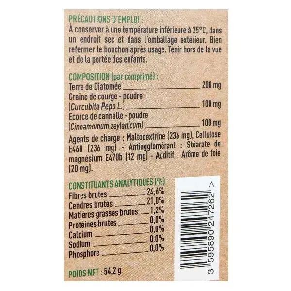 Clement Thekan Bem-estar Intestinal para Cães e Gatos, 60 Comprimidos