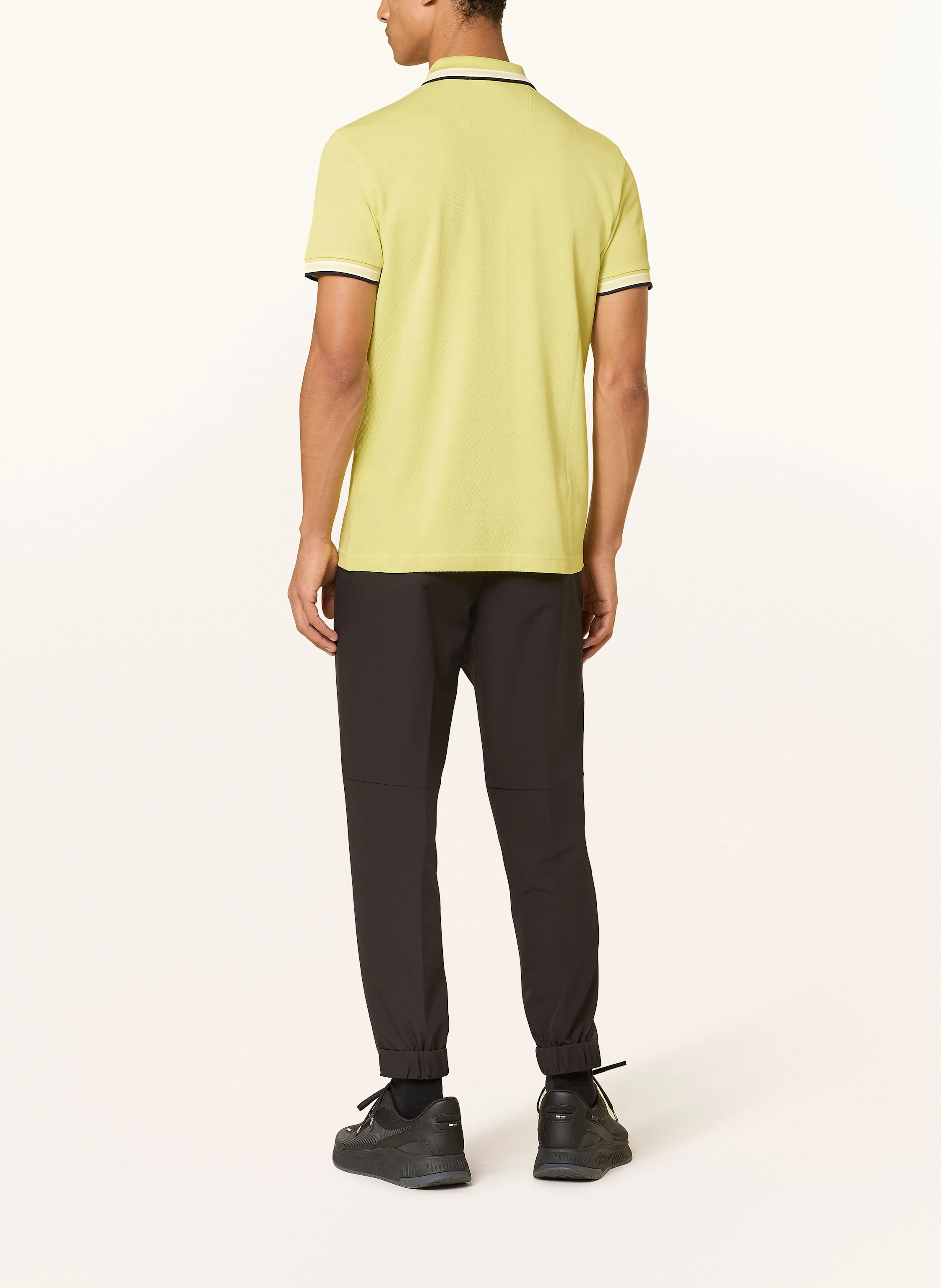 BOSS Piqué-Poloshirt PADDY CURVED Regular Fit