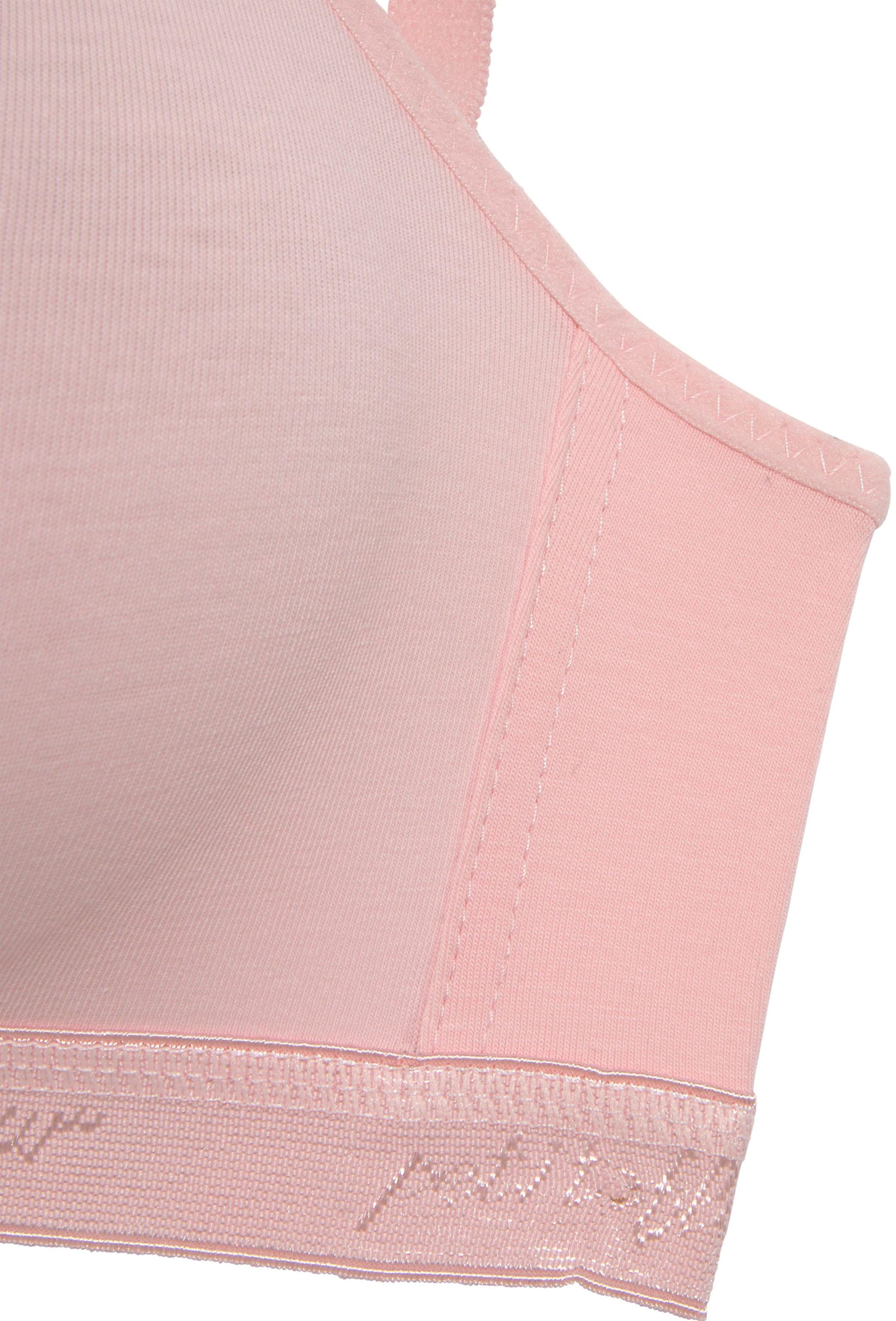 petite fleur Bralette-BH in 2xweiß+1xrosa