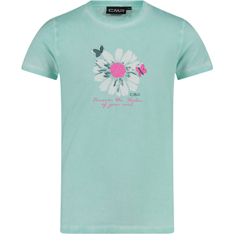 CMP Girls Printed T-Shirt Opale Kinder