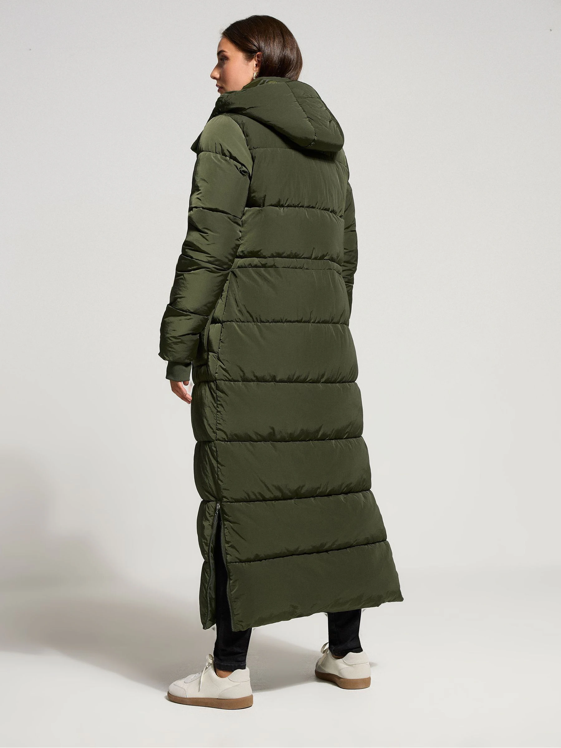 Groen - Long Tall Sally Maxi Padded Coat