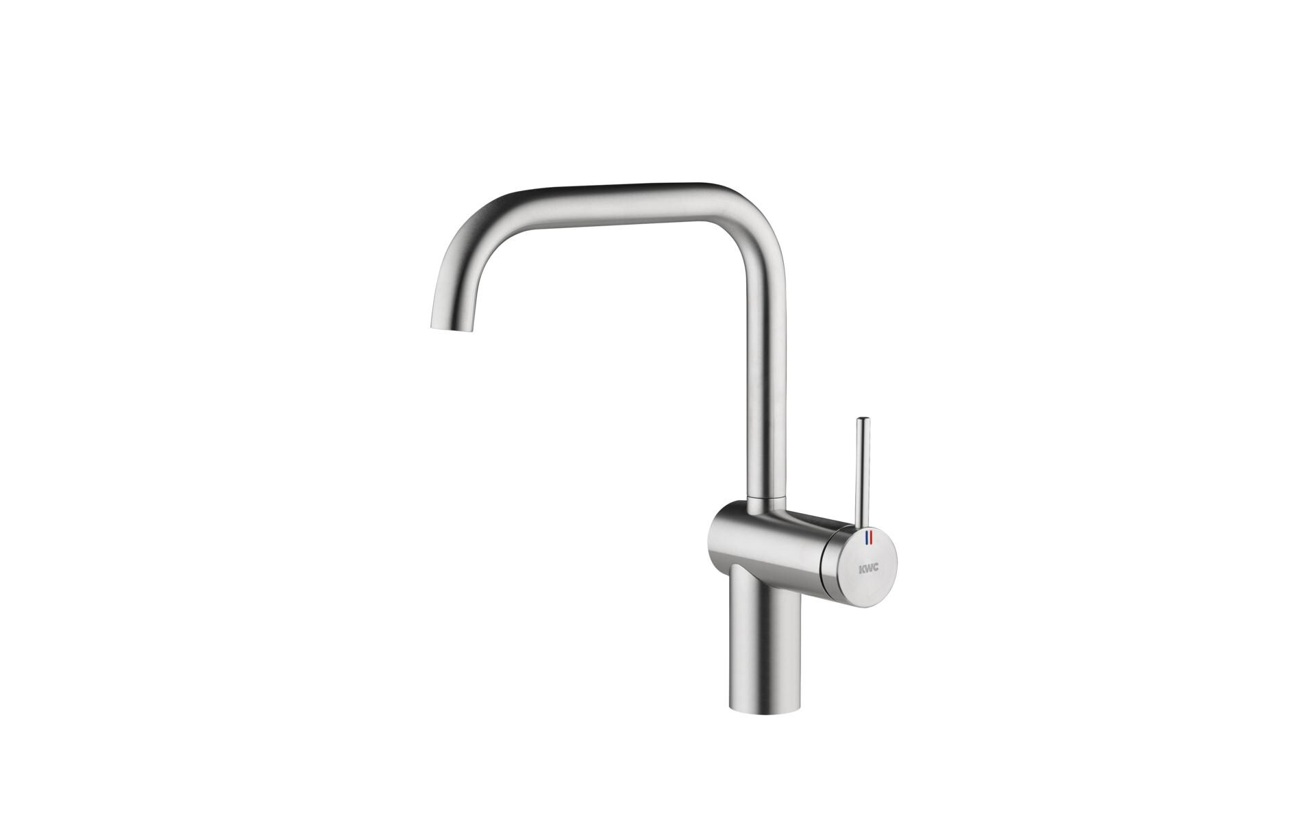 Küchenarmatur LIVELLO Schwenkauslauf - Edelstahl<br>Hebelmischer – Küche