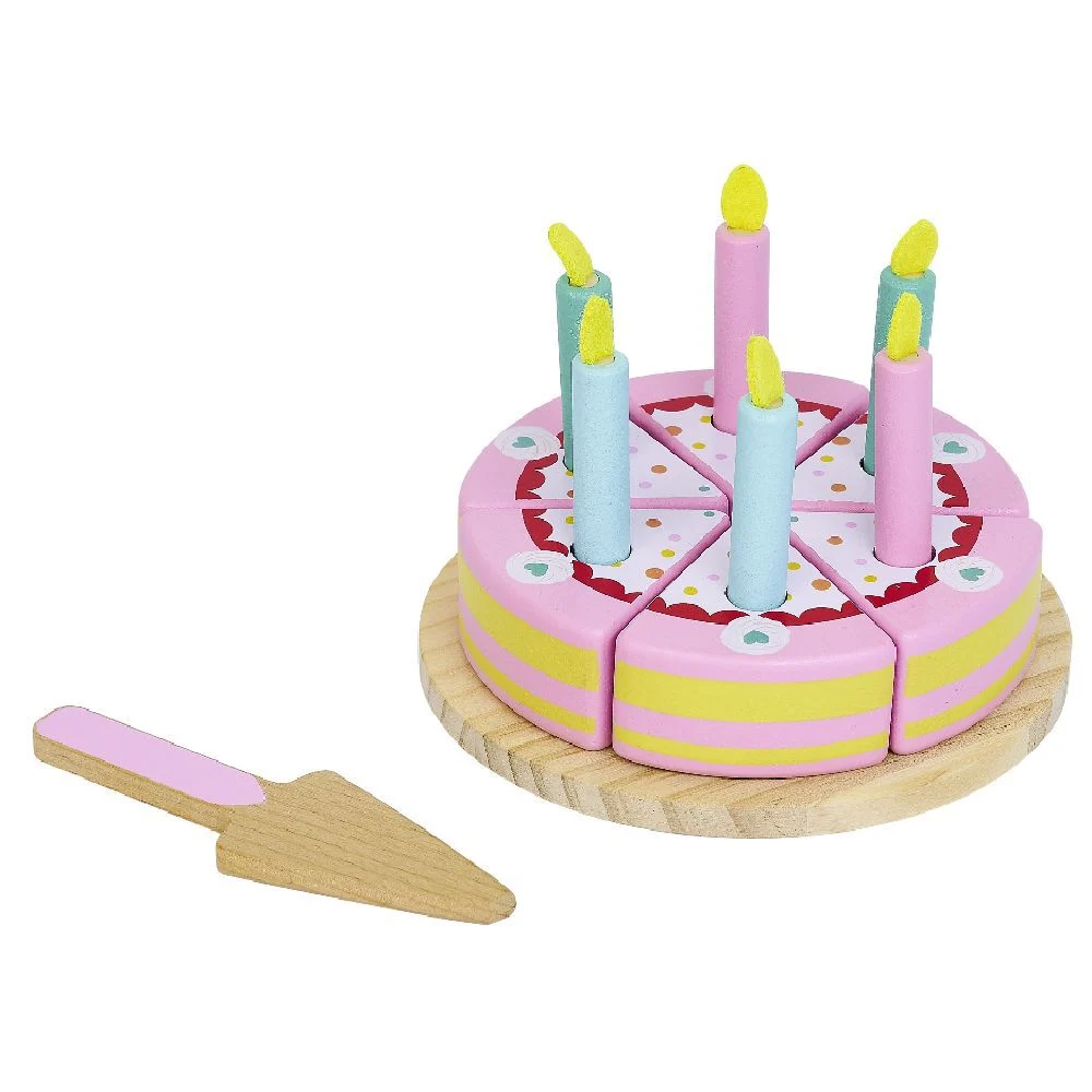 Gâteau d'anniversaire en bois